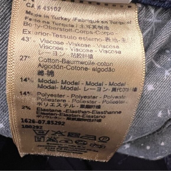 Scotch  Soda Metal Embellished High Rise Skinny Jeans Size 30 - Picture 10 of 12